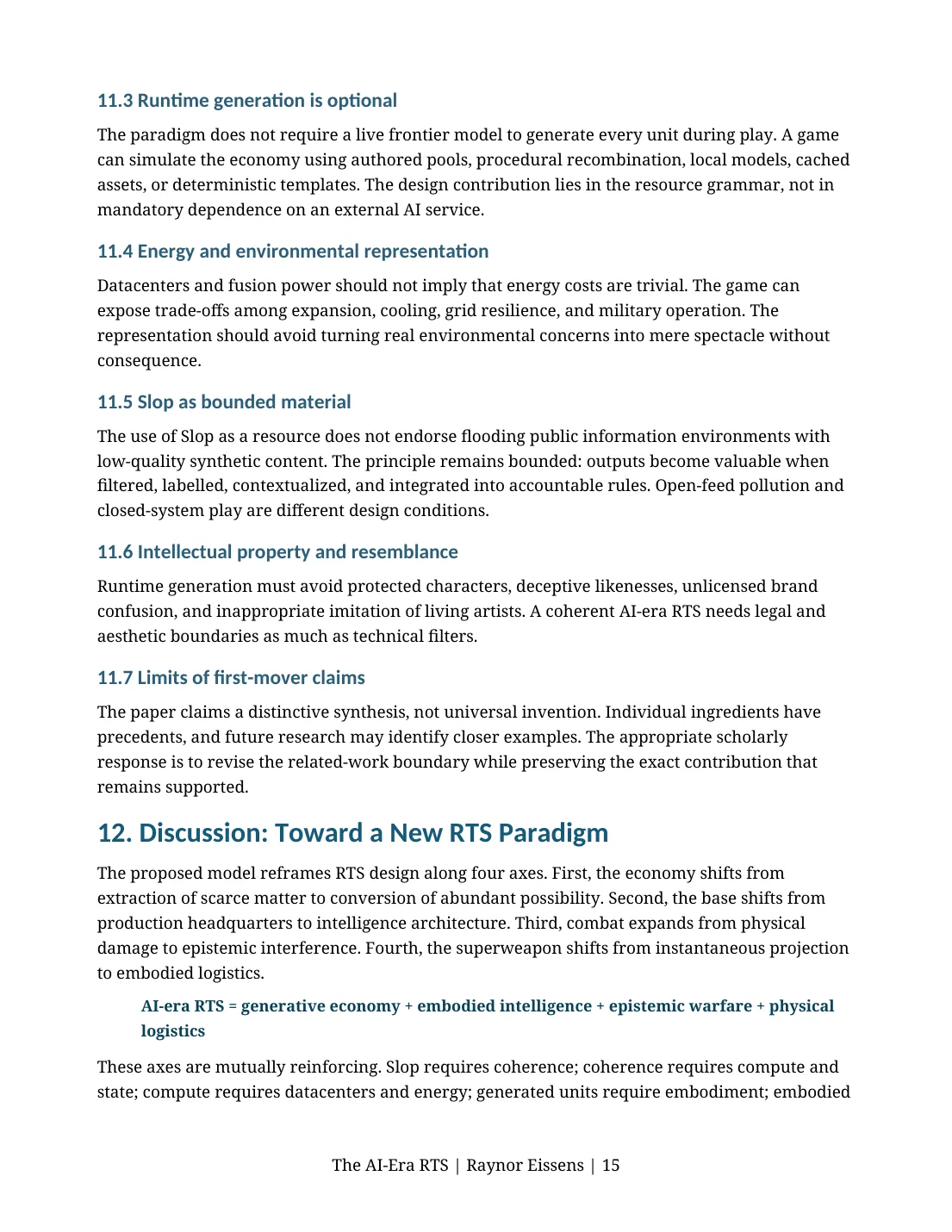 The AI Era RTS page 15