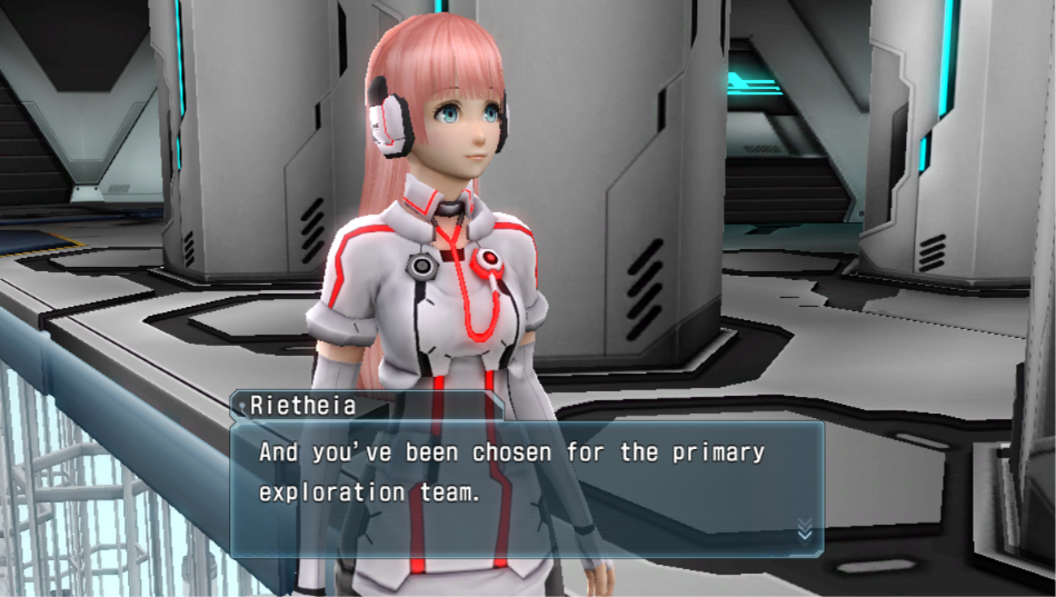Phantasy Star Nova English primary exploration team dialogue